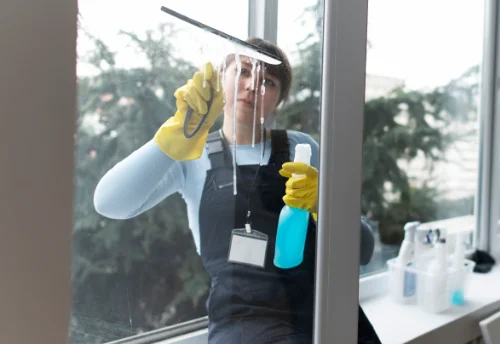 Nettoyage de vitres intérieures et extérieures à Saint-Cergues